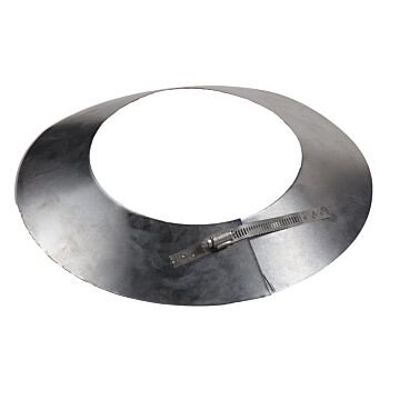 8 in 304 Stainless Steel Stove Pipe Storm Collar