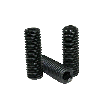 5/16"-24 x 1/2" Set Screw, Fine Thread, Black Oxide 