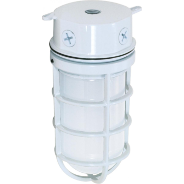 Satco Vapor-Proof Surface Mount Industrial Light (White) 10 in.