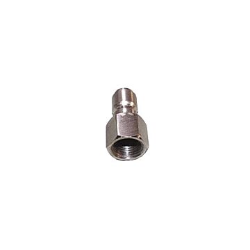 1/4" Quick Connect x 1/4" Female NPT Stainless Steel Plug