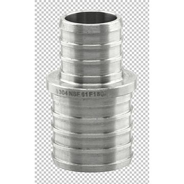 Boshart Industries Coupling 1 x 3/4 in Crimp PEX Pipe Reducing Coupling
