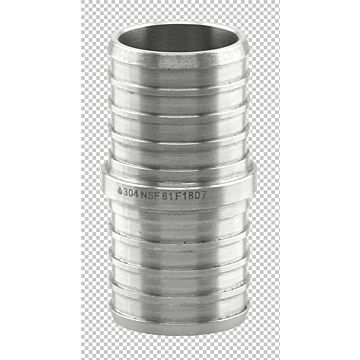 Boshart Industries Coupling 1 in Crimp PEX Pipe Reducing Coupling