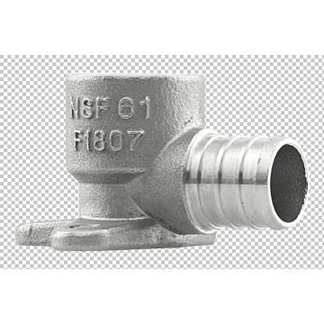 Boshart Industries Elbow 3/4 x 1/2 in Crimp PEX x FPT Drop Ear Elbow