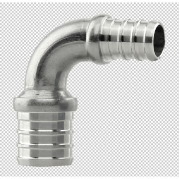 Boshart Industries Elbow 3/4 x 1/2 in Crimp PEX Pipe Long Radius Elbow