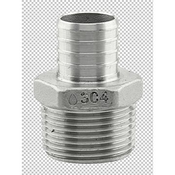 Boshart Industries Adapter 1 in Crimp PEX x MPT Pipe Adapter