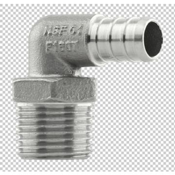 Boshart Industries Elbow 1/2 in Crimp PEX x MPT Pipe Long Radius Elbow