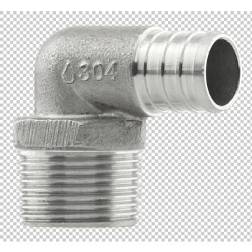 Boshart Industries Elbow 3/4 in Crimp PEX x MPT Pipe Long Radius Elbow