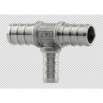 Boshart Industries Tee 3/4 in Crimp PEX Pipe Reducing Tee