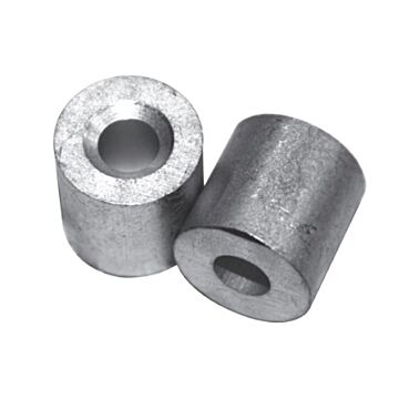 1/8 in Aluminum Swage Fitting Stop