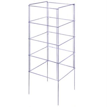 CEDAR RIDGE 0.75 in x 27 in x 48 in 13.25 in x 13 in x 48 in 48 in Cedar Ridge Square Foldable Tomato Cage
