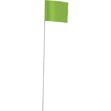 Empire 2.5 in. x 3.5 in. Green Stake Flags
