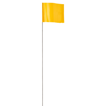 Empire 2.5 in. x 3.5 in. Yellow Flag Stakes