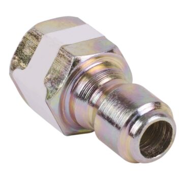 BE 3/8" Quick Connect x 3/8" Female NPT Steel Plug