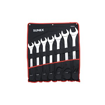 SUNEX® Tool Imperial 7 12 SAE Raised Wrench Set
