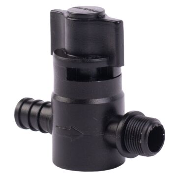 Flair-It Compression 1/2 x 3/8 in Plastic Straight Stop Valve