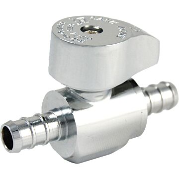 SharkBite™ 3/8 x 3/8 in PEX Barb 200 psi 1/4 Turn Straight Stop Valve