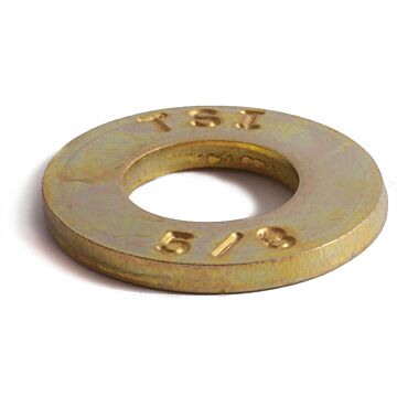 Titan™ 5/8 in Steel Finish Yellow Zinc Flat Washer