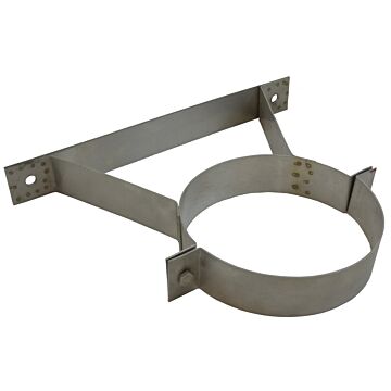 6 in 304 Stainless Steel Stove Pipe Wall Band