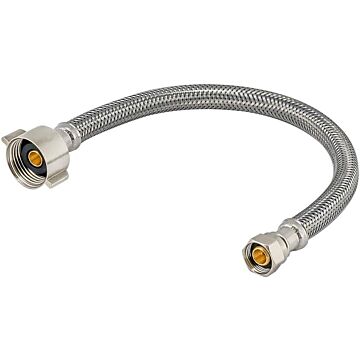 Eastman 3/8 in 16 in SS Flexible Toilet Connector