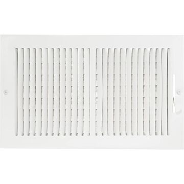 EZ-FLO 14 x 8 in 9-3/4 in 15-3/4 in Wall/Ceiling Register