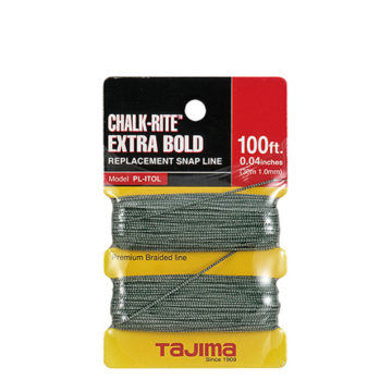 TAJIMA TOOL Chalk-Rite® Extra Bold braided line, 1.0 mm x 30m / 100 ft.