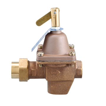 WATTS 1/2 IN Bronze High Capacity Water Feed Regulator with Union Threaded Inlet Connection