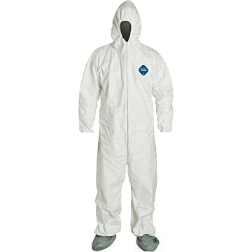 Dupont Safety Coverall Tyvek® with Hood and Boots - Medium