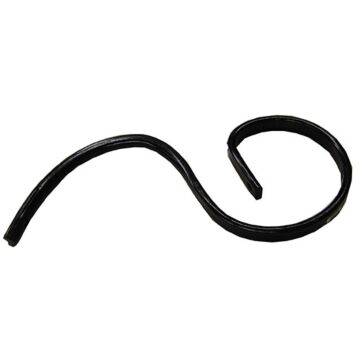 Herschel Parts 1 x 22 x 1-1/4 in Size Steel BlackHeavy Duty S-Tine