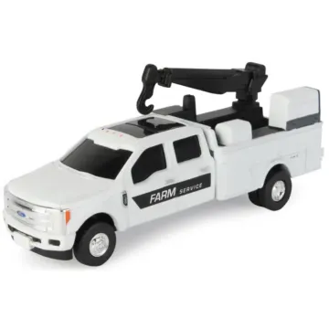 TOMY 3+ Plastic White Farm Service Toy Truck