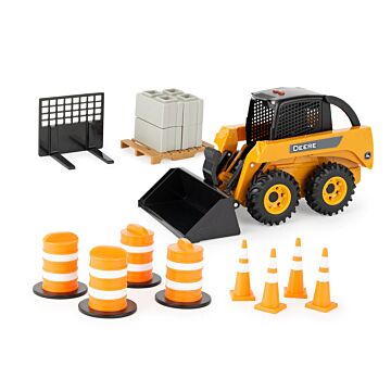 TOMY 3+ Plastic Multicolor Big Farm Skid Steer Toy Set