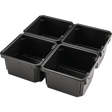 Makita MAKTRAK™ Low Profile Standard Organizer Bin Set (4pk)