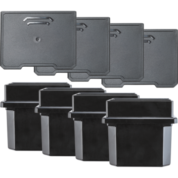 Makita MAKTRAK Deep Standard Bin and Divider Set (4pk)