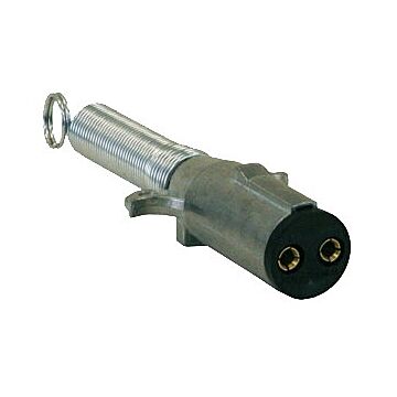 Buyers Die-Cast Zinc Plated Horizontal 2-Way Trailer Side Trailer Connector