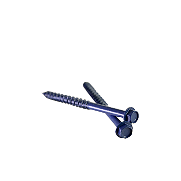 Phillips Flat Head Concrete Screw (Blue Finish) 1/4" x 2-3/4 in.