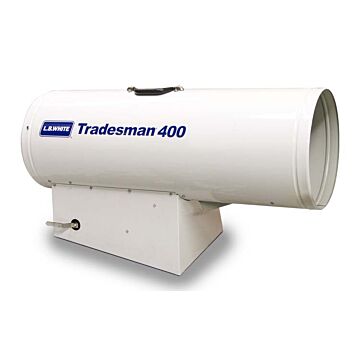 L.B. White 250000/400000 Btu/hr 4/1.3 A 1050 cfm Portable Air Forced Propane Heater