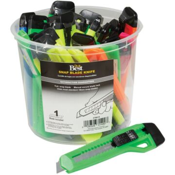 Techni Edge Do it 18 mm 8-Point Snap-Off Knife Display