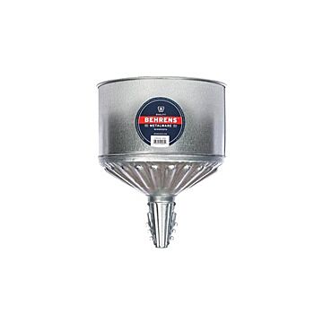 SMA Behrens 9.63 x 9.63 x 12 x 1-7/8 in Spout Diameter Size Galvanized Steel Lock-On Tractor Funnel