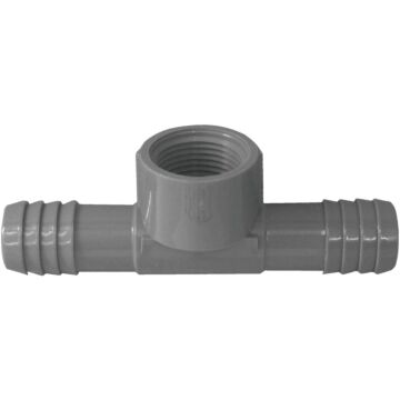 Plumbeeze 1/2" x 1/2" x 1/2" FPT COMBINATION TEE - PVC
