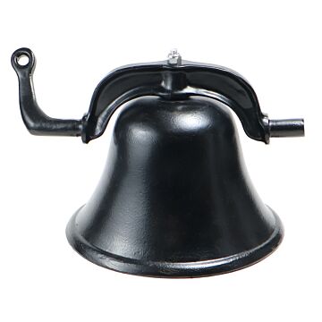 Temple Aluminum 15 in Aluminum Black Farm Bell