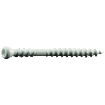 #8 x 2" Square Trim Head, Trim Head Screw, White, White (Bulk Box 1 lb)
