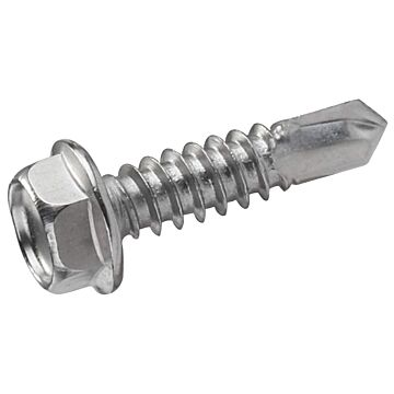 Star Stainless #10 1 in Stainless Steel Self Drilling Screw