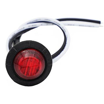 Optronics MCL11RKB 3/4 in Grommet Red Round LED Marker Light