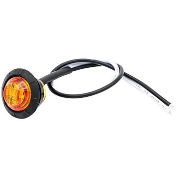 Optronics MCL11AKB 3/4 in Grommet Yellow/Amber Round LED Marker Light