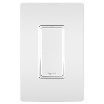 Pass & Seymour radiant® 15A Single-Pole Switch with Locator Light, White