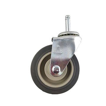 World Casters & Equipment Manufacturing 250 lb 4 in Thermoplastic Rubber Swivel Caster