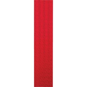 Hy-Ko 1 In. x 6 In. Red Reflective Safety Tape Strips (3-Count)