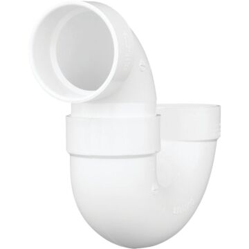 Charlotte Pipe PVC P-trap (White) 4 in.