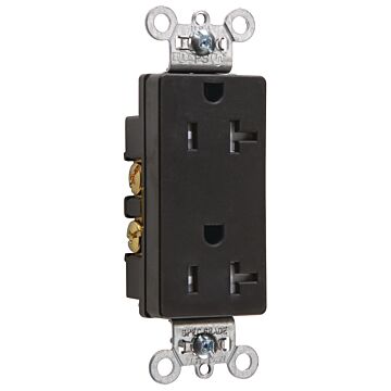 Pass & Seymour 125 V 20 A NEMA 5-20R Tamper-Resistant Decorator Duplex Receptacle