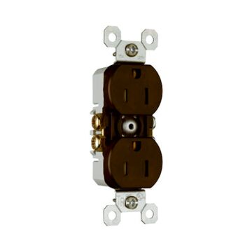 Pass & Seymour Trademaster® TR DUP REC 15A/125V BN