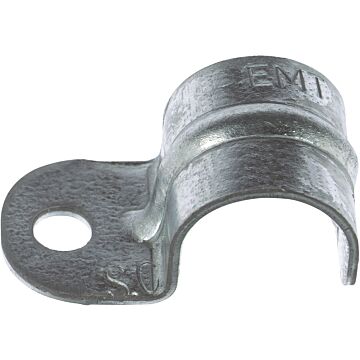 Thomas & Betts 1/2 Inch. One Hole Strap, Steel-Zinc Plated. For use with EMT Conduit.